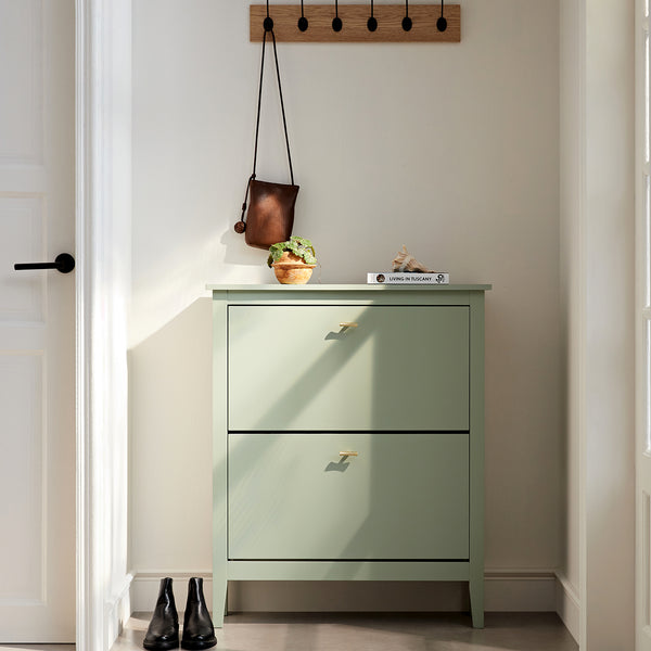 Oakham 2 - Tier Shoe Cabinet, Desert Sage - daals