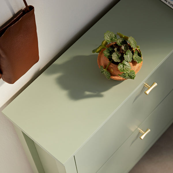 Oakham 2 - Tier Shoe Cabinet, Desert Sage - daals