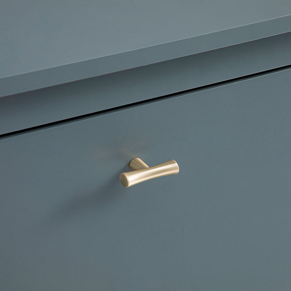 Oakham 2-Tier Shoe Cabinet, Stormy Blue