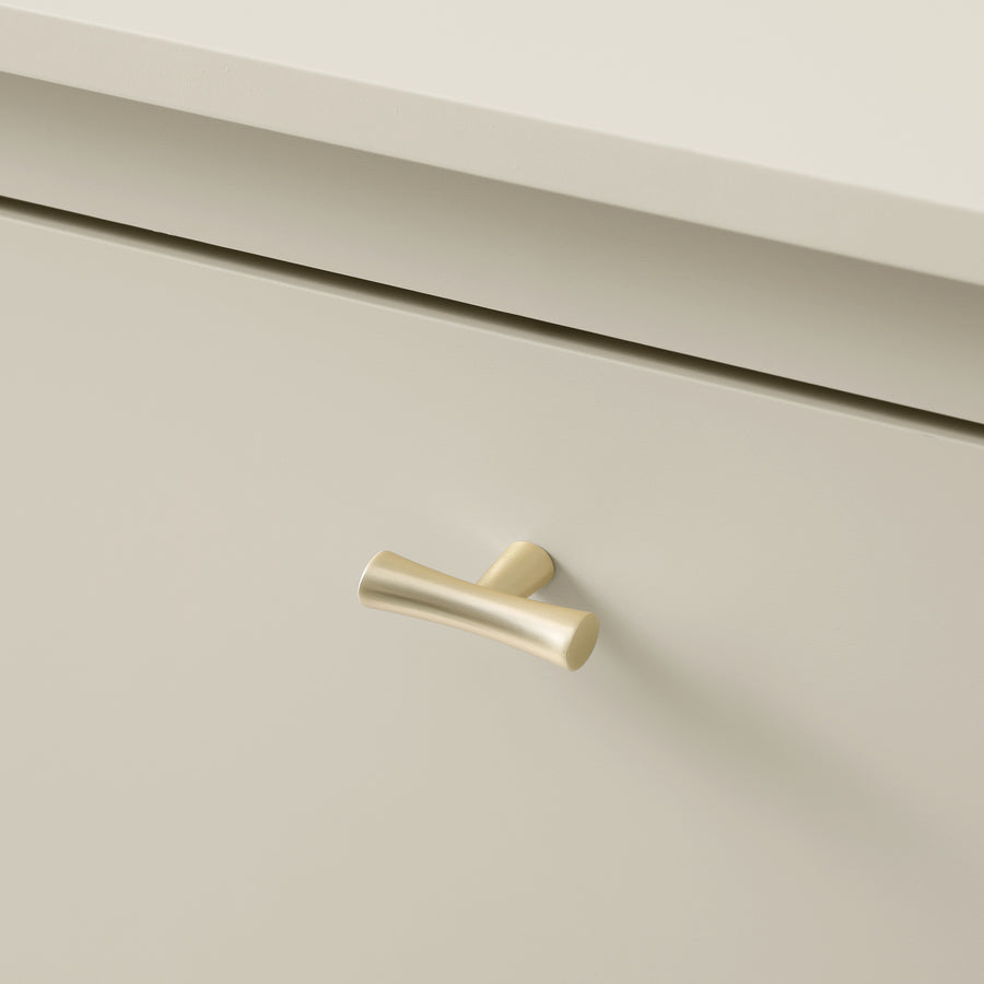 Oakham 2-Tier Shoe Cabinet, Shaded White