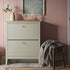 Oakham 2 - Tier Shoe Cabinet, Shaded White - daals