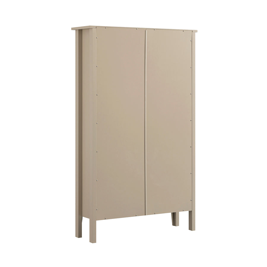 Oakham 3-Tier Shoe Cabinet, Deep Greige