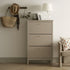 Oakham 3-Tier Shoe Cabinet, Deep Greige