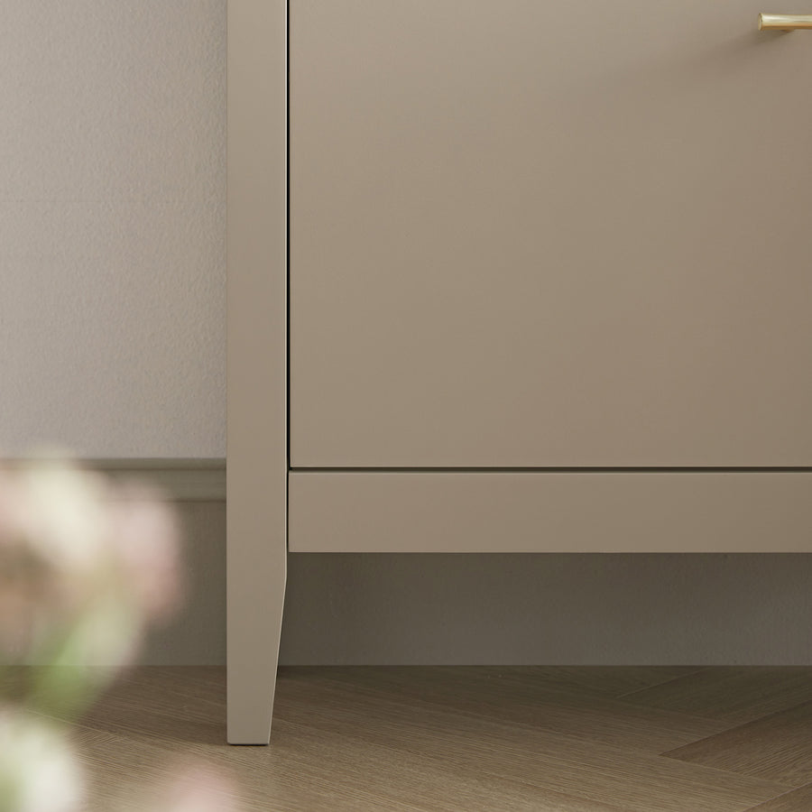 Oakham 3-Tier Shoe Cabinet, Deep Greige