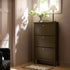 Oakham 3 - Tier Shoe Cabinet, Olive Grove - daals