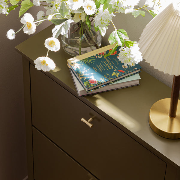 Oakham 3 - Tier Shoe Cabinet, Olive Grove - daals