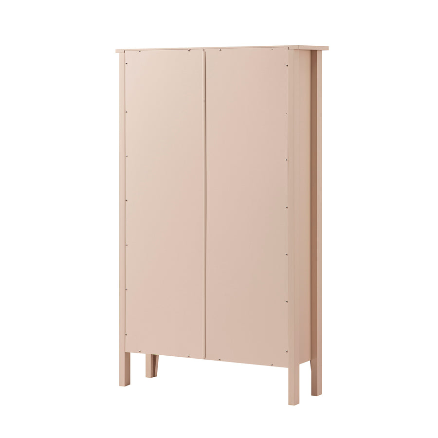 Oakham 3-Tier Shoe Cabinet, Nude Pink