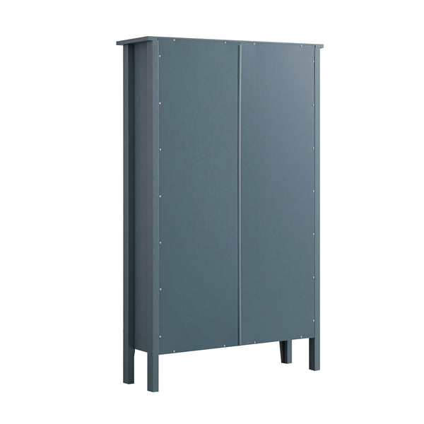 Oakham 3-Tier Shoe Cabinet, Stormy Blue