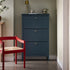 Oakham 3-Tier Shoe Cabinet, Stormy Blue - daals