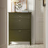 Oakham 2 - Tier Shoe Cabinet with Top Drawer, Olive Grove - daals