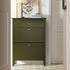 Oakham 2-Tier Shoe Cabinet with Top Drawer, Olive Grove