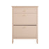 Oakham 2-Tier Shoe Cabinet with Top Drawer, Nude Pink