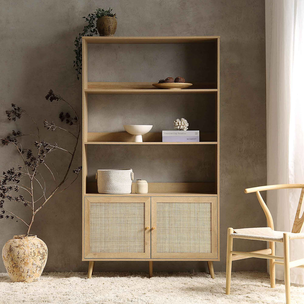 チェスト・キャビネット Antique Book open Shelf Caster FT-SHELF-01-