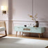 Anya Woven Rattan 3 - Drawer TV Unit in Mint - daals