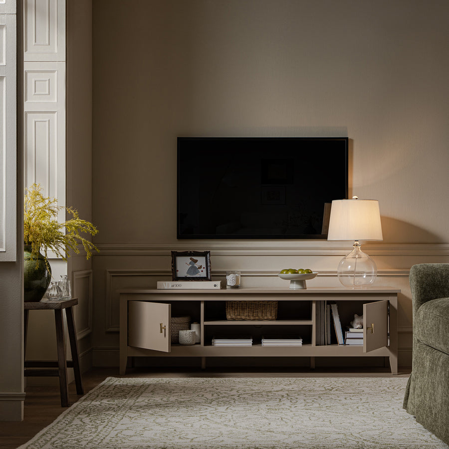 Oakham 150cm TV Unit, Deep Greige