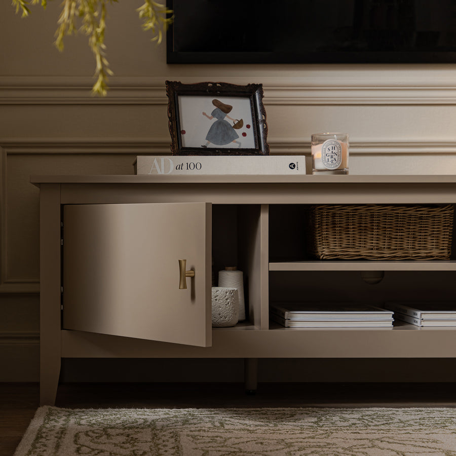 Oakham 150cm TV Unit, Deep Greige