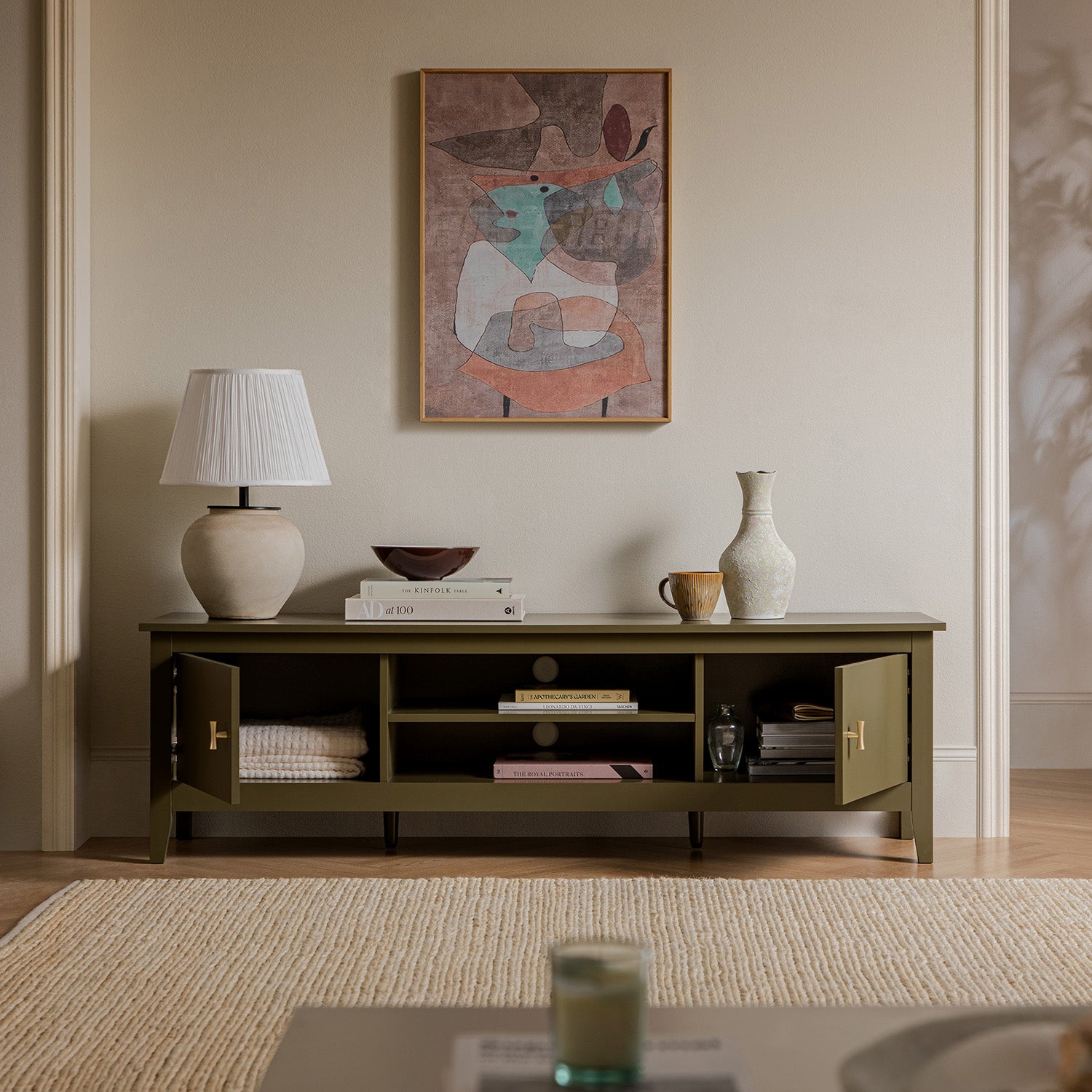 Oakham 150cm TV Unit, Olive Grove