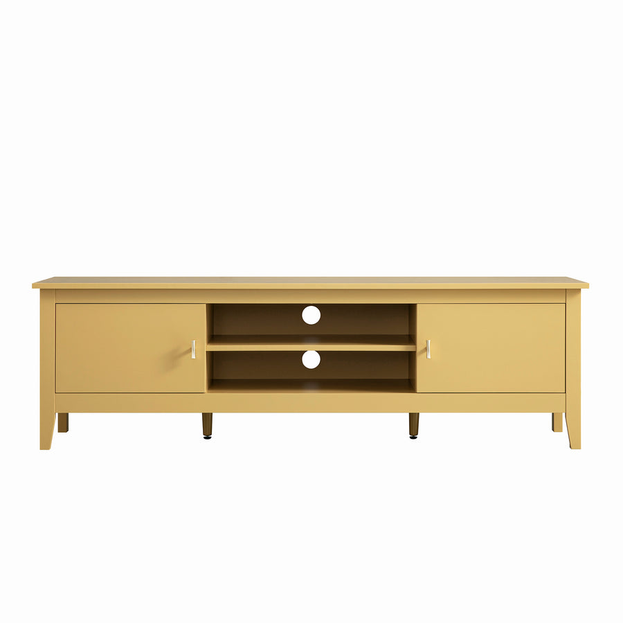 Oakham 150cm TV Unit, Rattan Yellow