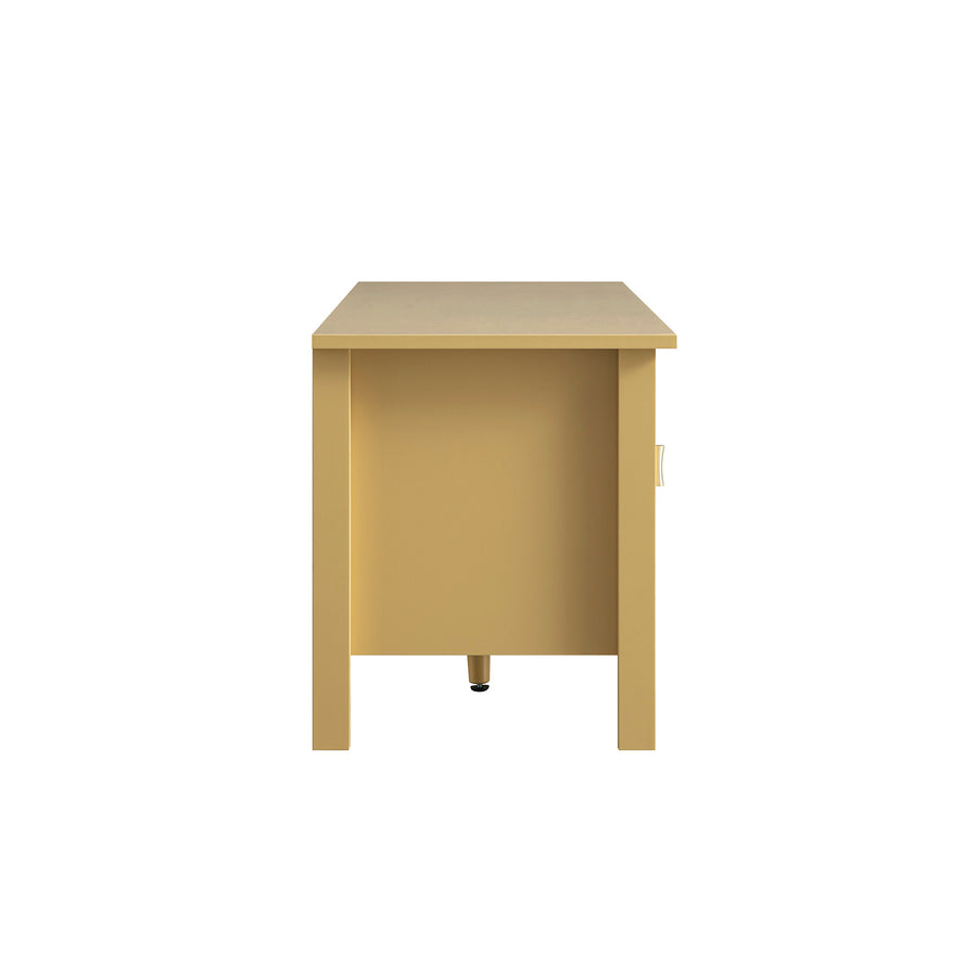 Oakham 150cm TV Unit, Rattan Yellow