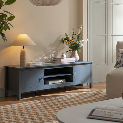 Oakham 150cm TV Unit, Stormy Blue