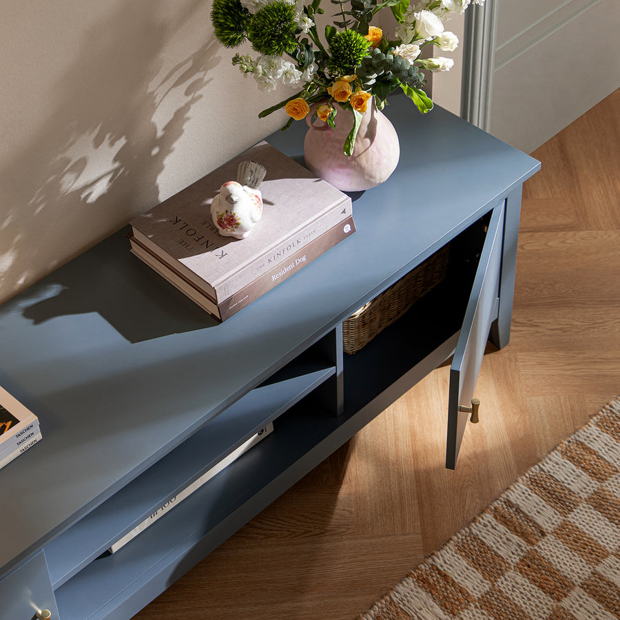 Oakham 150cm TV Unit, Stormy Blue