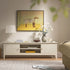 Oakham 150cm TV Unit, Shaded White - daals