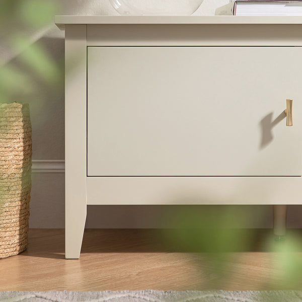 Oakham 150cm TV Unit, Shaded White