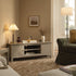 Oakham 120cm Corner TV Unit, Deep Greige - daals