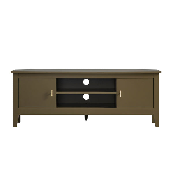 Oakham 120cm Corner TV Unit, Olive Grove