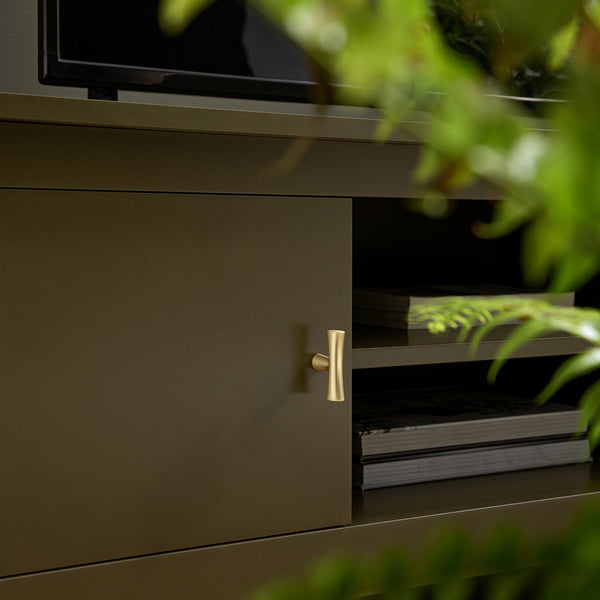 Oakham 120cm Corner TV Unit, Olive Grove