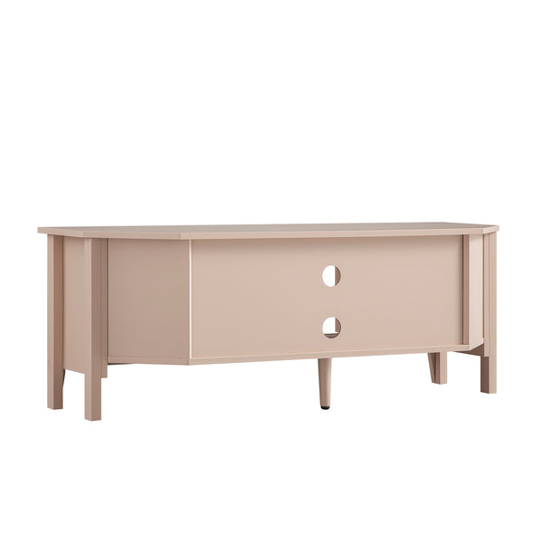Oakham 120cm Corner TV Unit, Nude Pink