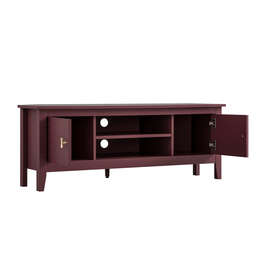 Oakham 120cm Corner TV Unit, Wild Cherry