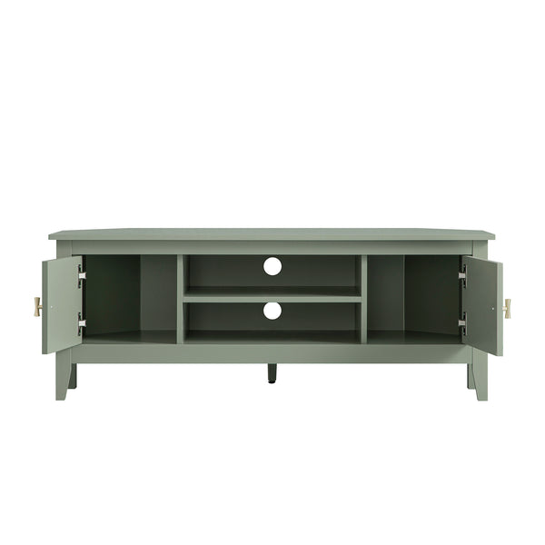 Oakham 120cm Corner TV Unit, Desert Sage