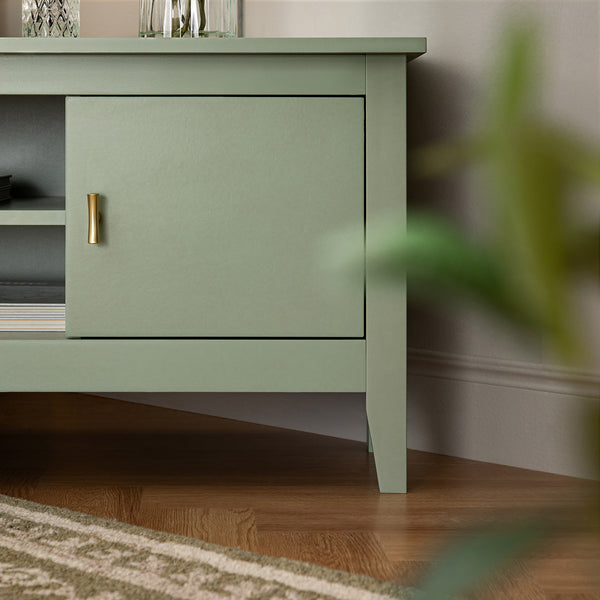 Oakham 120cm Corner TV Unit, Desert Sage - daals