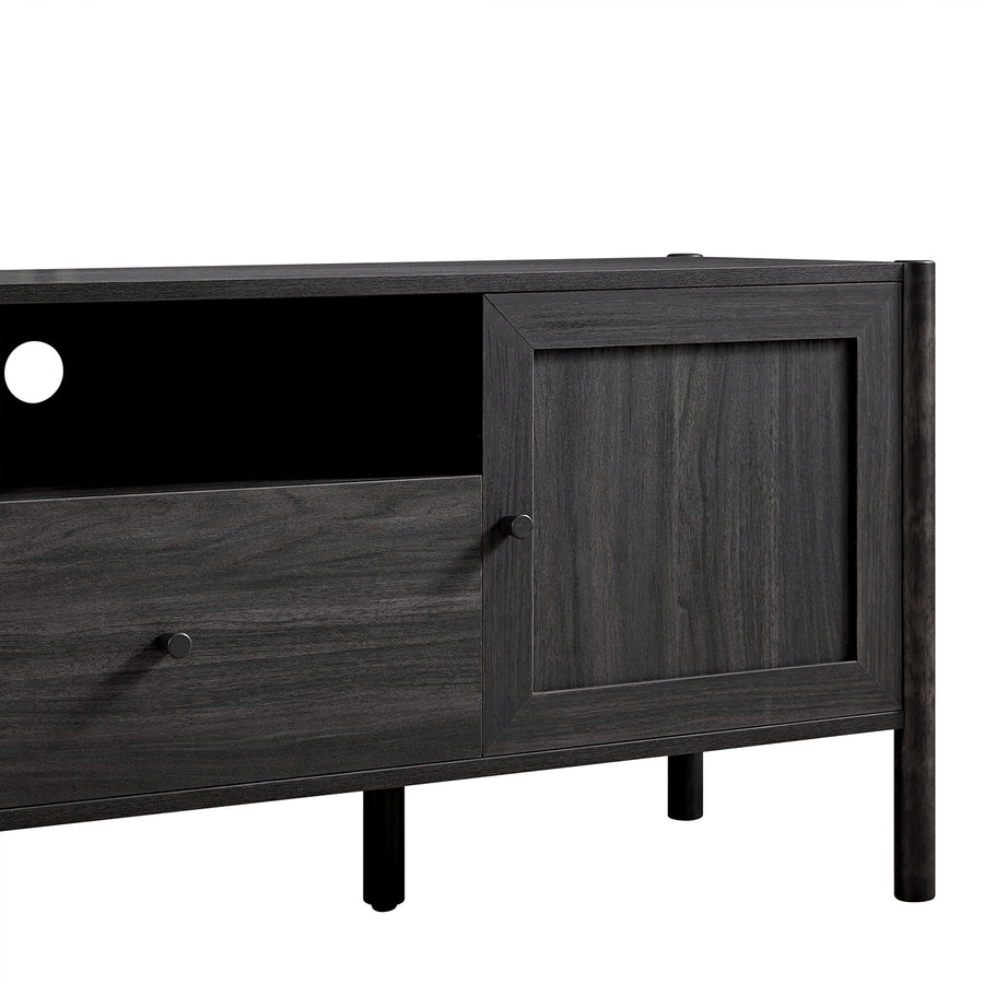 Linden 140cm TV Unit, Ebony - daals
