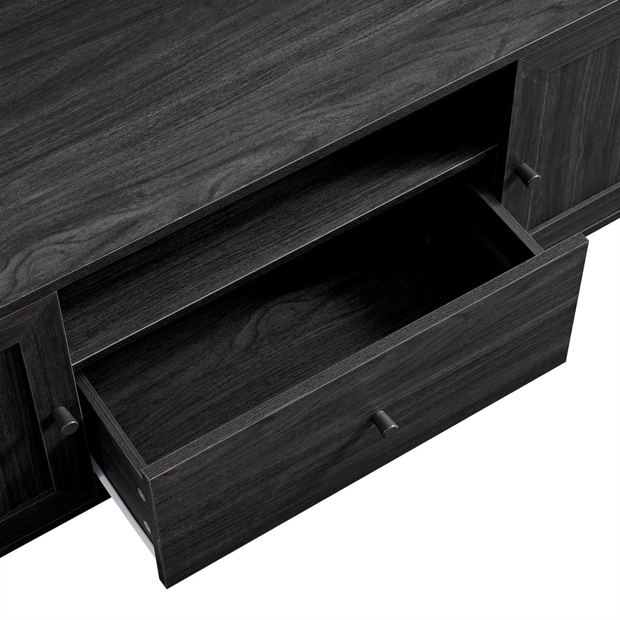 Linden 140cm TV Unit, Ebony - daals