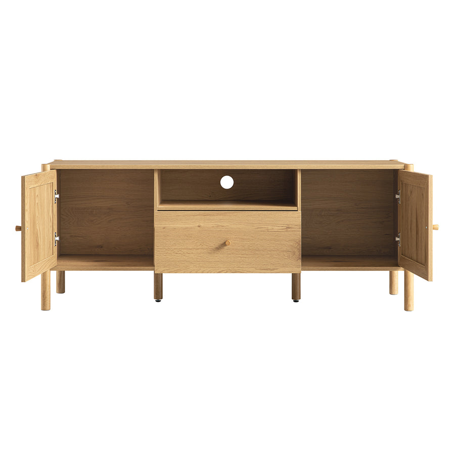 Linden 140cm TV Unit, Natural