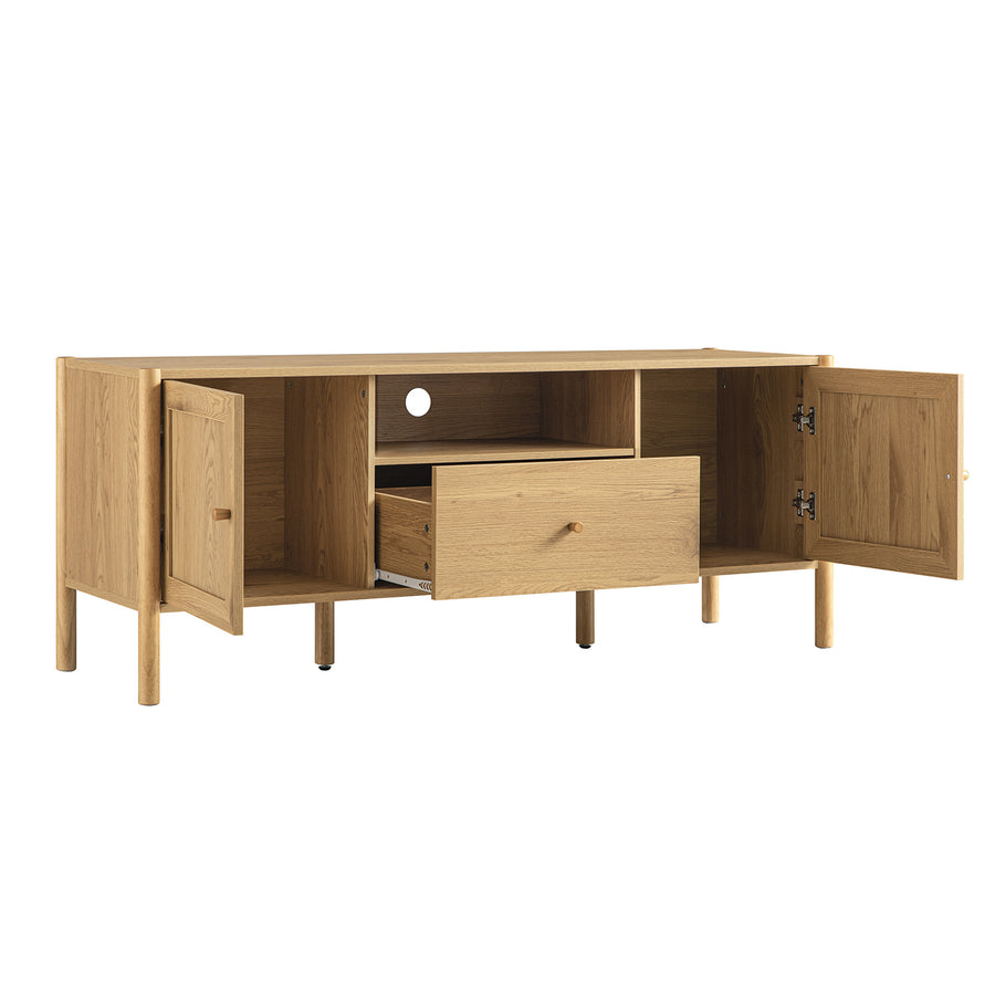 Linden 140cm TV Unit, Natural