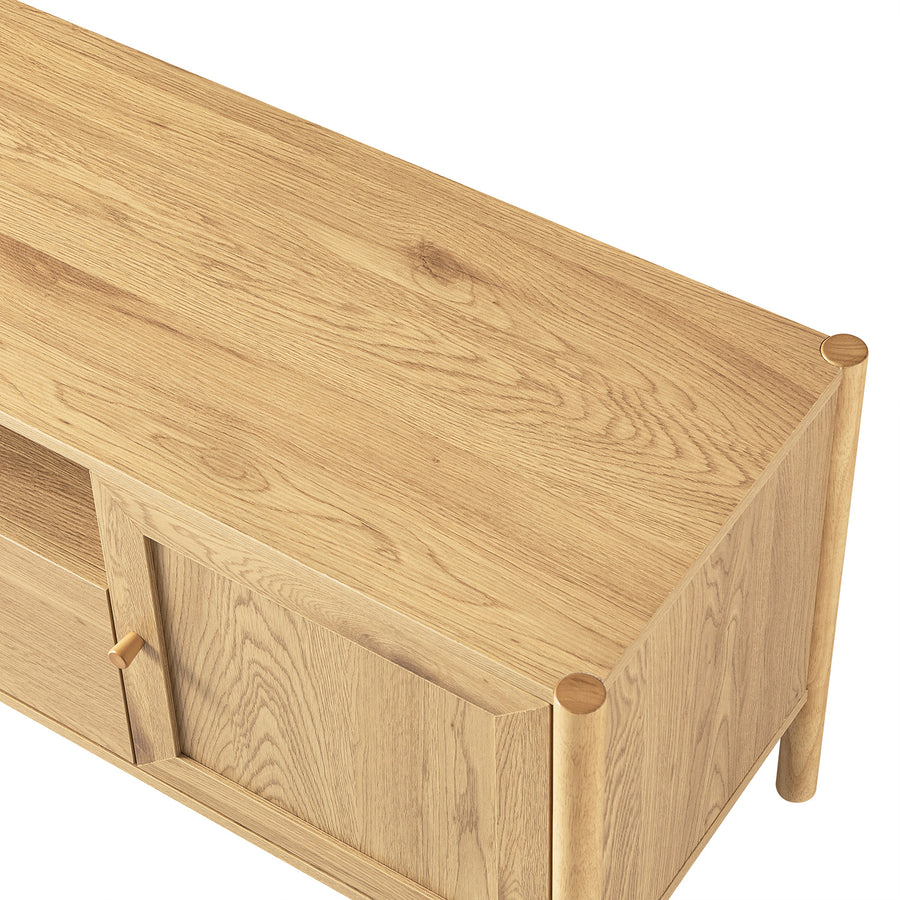 Linden 140cm TV Unit, Natural
