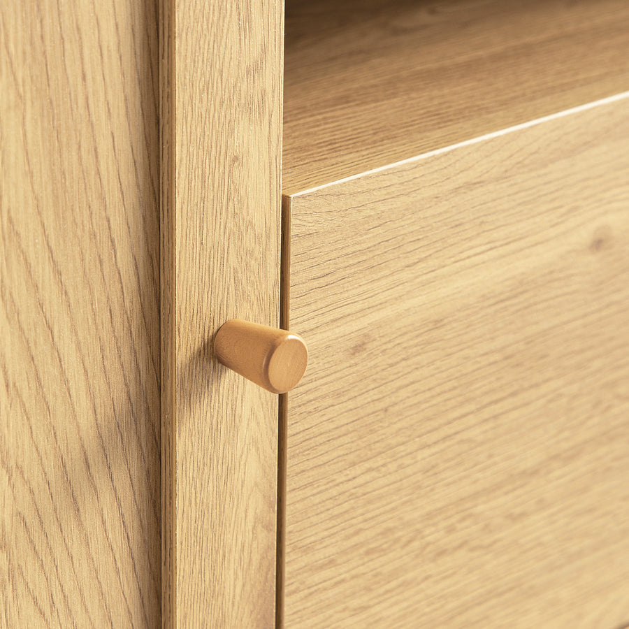 Linden 140cm TV Unit, Natural