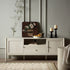 Linden 140cm TV Unit, White Washed