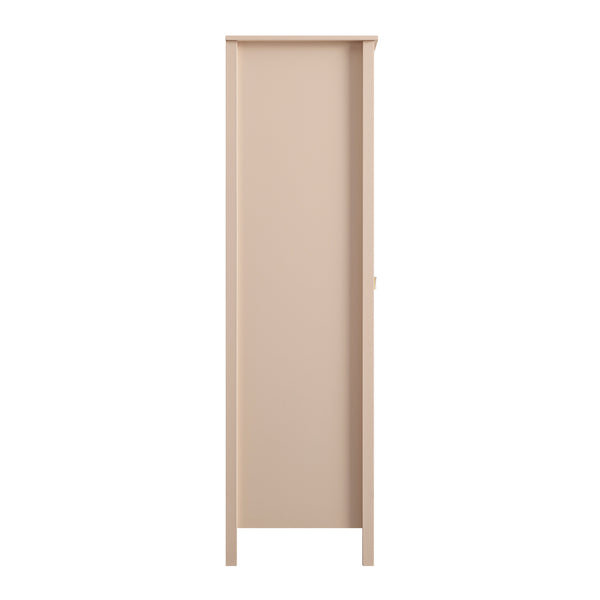 Oakham Double Wardrobe, Nude Pink