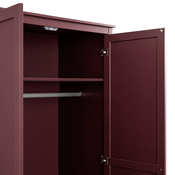 Oakham Double Wardrobe, Wild Cherry