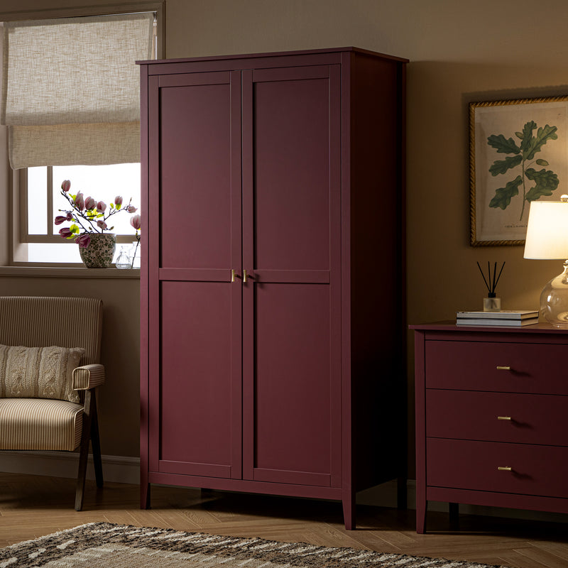 Oakham Double Wardrobe, Wild Cherry
