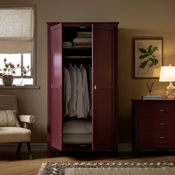 Oakham Double Wardrobe, Wild Cherry