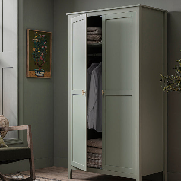 Oakham Double Wardrobe, Desert Sage