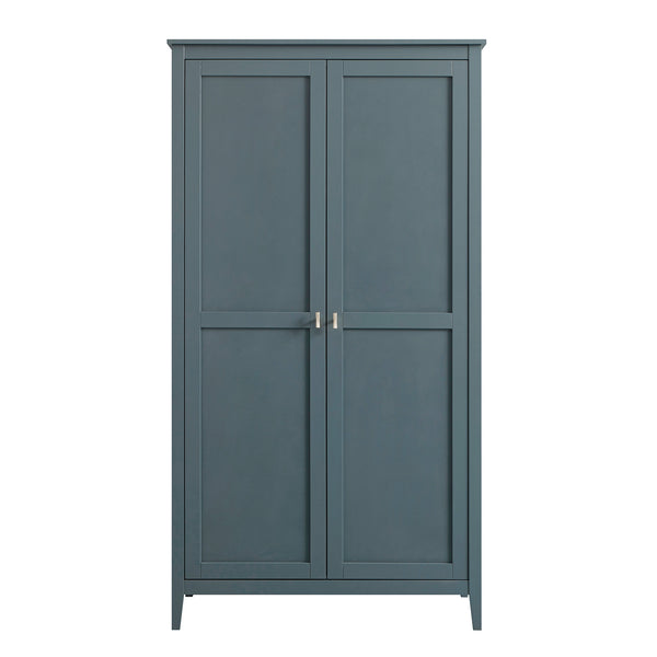 Oakham Double Wardrobe, Stormy Blue