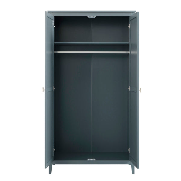 Oakham Double Wardrobe, Stormy Blue