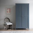 Oakham Double Wardrobe, Stormy Blue - daals