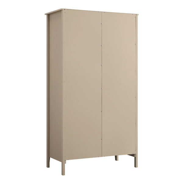 Oakham Mirrored Double Wardrobe, Deep Greige - daals
